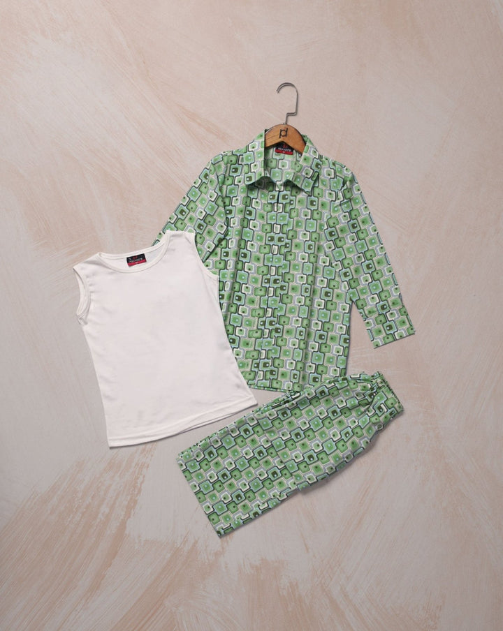  - GIRLS 3 PIECE SUIT CO - ORD SET - Polkadots - 14537AY-230040 - GIRLS 3 PIECE SUIT CO - ORD SET - 