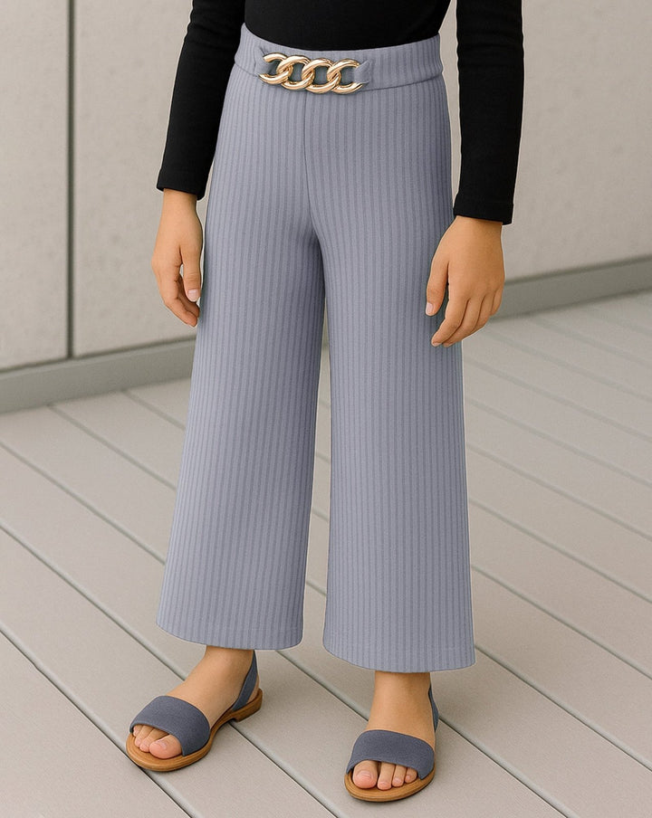 GIRLS BELL BOTTOM TROUSERS - Polkadots - 14297WF-225775 - GIRLS BELL BOTTOM TROUSERS