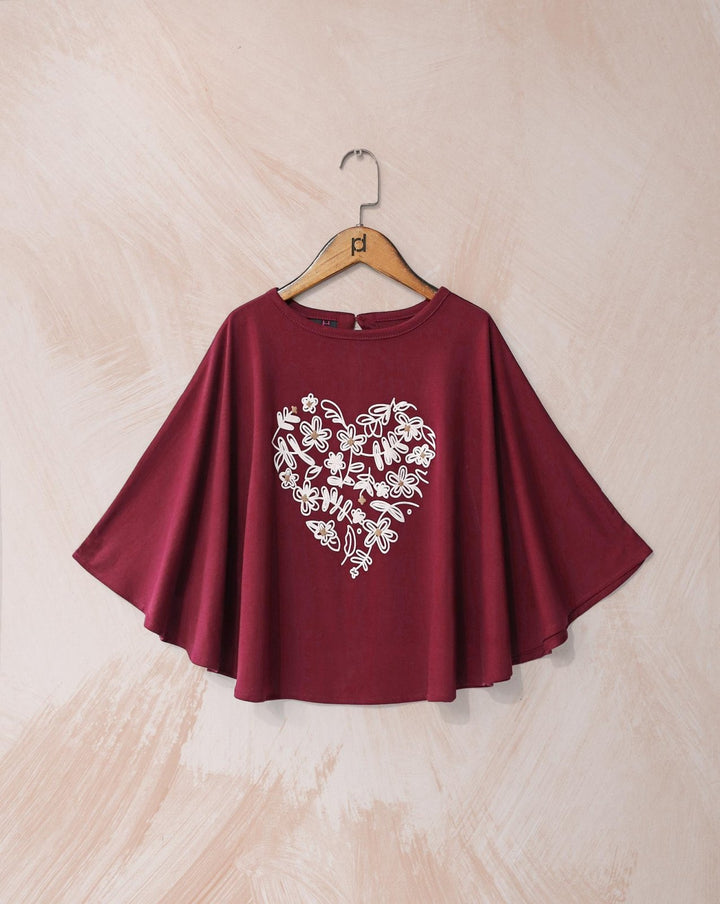 GIRLS BUTTERFLY STYLE TOP - Polkadots - 14356PD - 226835 - GIRLS BUTTERFLY STYLE TOP