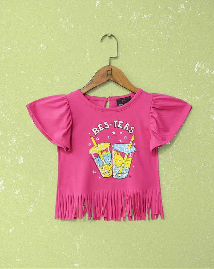 GIRLS FRINGES TOP - Polkadots - 10871AY - 216258 - GIRLS FRINGES TOP - Polkadots - 10871AY - 216258 - GIRLS FRINGES TOP