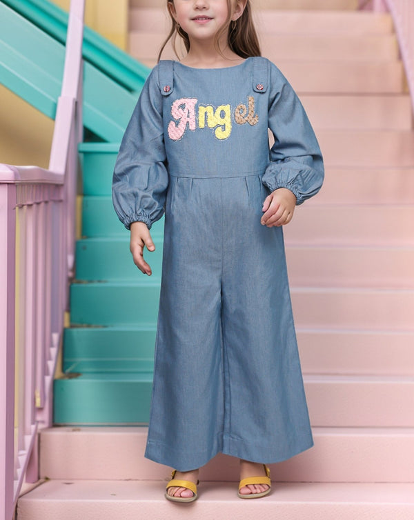 GIRLS JUMPSUIT - Polkadots - 14800HG-234586 - GIRLS JUMPSUIT