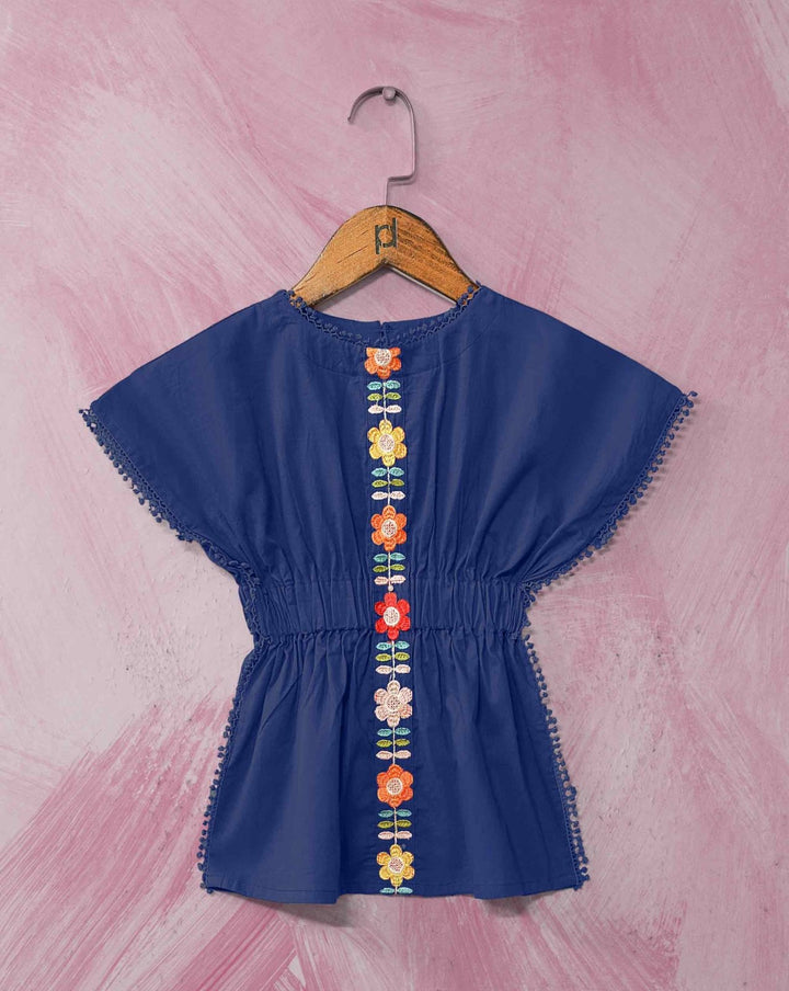 | GIRLS PONCHO BUTTERFLY TOP | - Polkadots - 11259AR-193408 - | GIRLS PONCHO BUTTERFLY TOP |