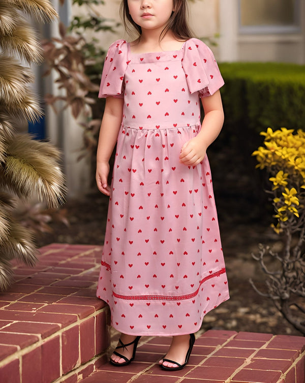 GIRLS PRINTED MAXI - Polkadots - 14264AR - 225290 - GIRLS PRINTED MAXI