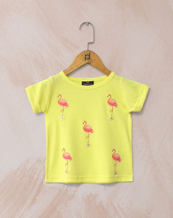 GIRLS PRINTED T - SHIRT - Polkadots - 13479PD - 213862 - GIRLS PRINTED T - SHIRT