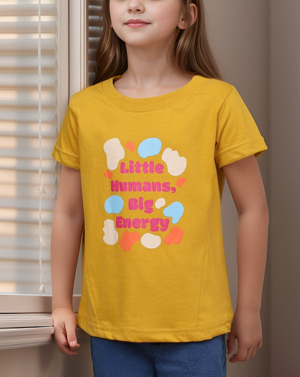  - GIRLS PRINTED T - SHIRT - Polkadots - 14475PD-228862 - GIRLS PRINTED T - SHIRT - 