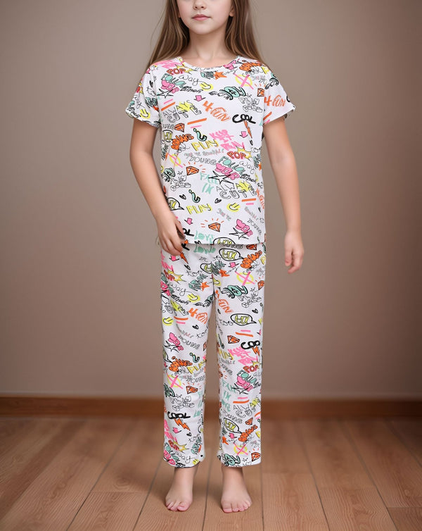 GIRLS SLEEPWEAR - Polkadots - 12035PD5 - 227885 - GIRLS SLEEPWEAR