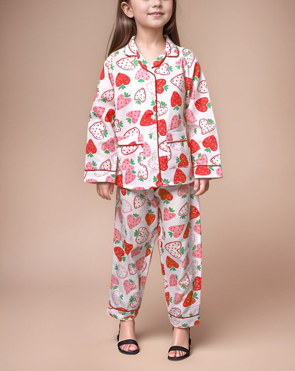 GIRLS SLEEPWEAR (MINOR FAULT) - Polkadots - 14522HG-229849 - GIRLS SLEEPWEAR (MINOR FAULT)