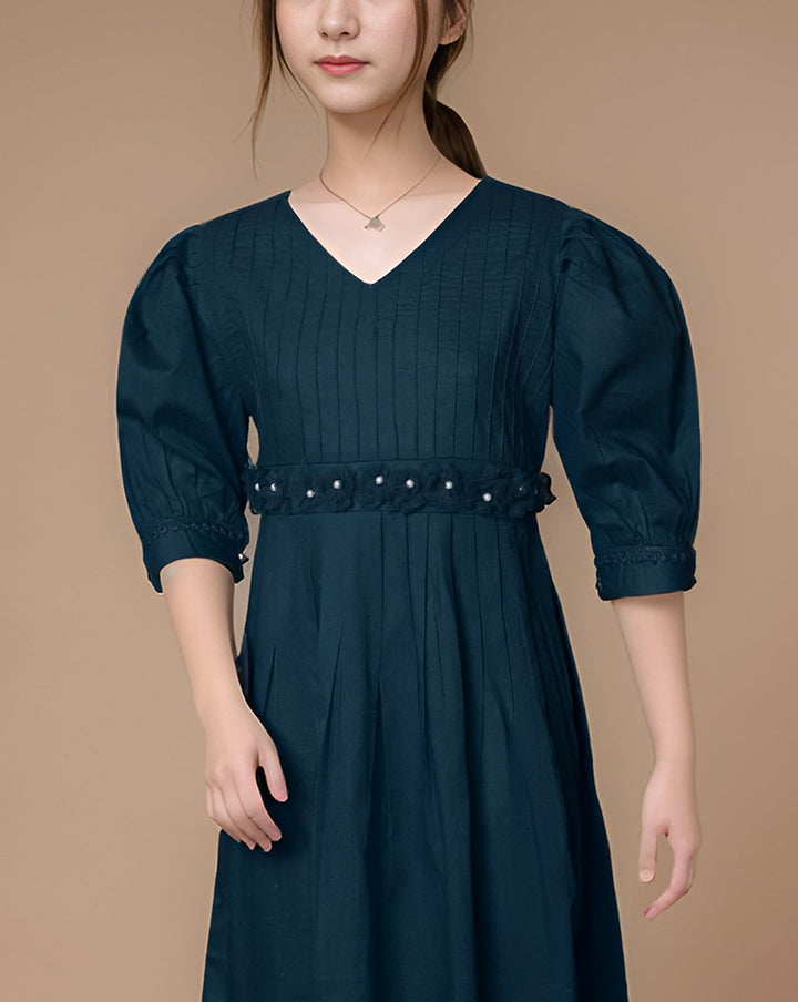 GIRLS SOLID MAXI - Polkadots - 13965MN - 221603 - GIRLS SOLID MAXI
