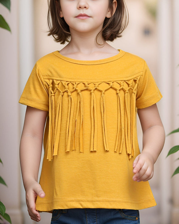  - GIRLS SOLID TOP - Polkadots - 14620PD-231243 - GIRLS SOLID TOP - 