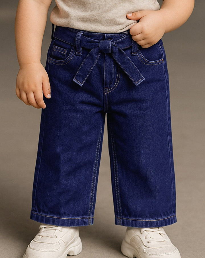 GIRLS WIDE LEG JEANS - Polkadots - 14090AG-222820 - GIRLS WIDE LEG JEANS