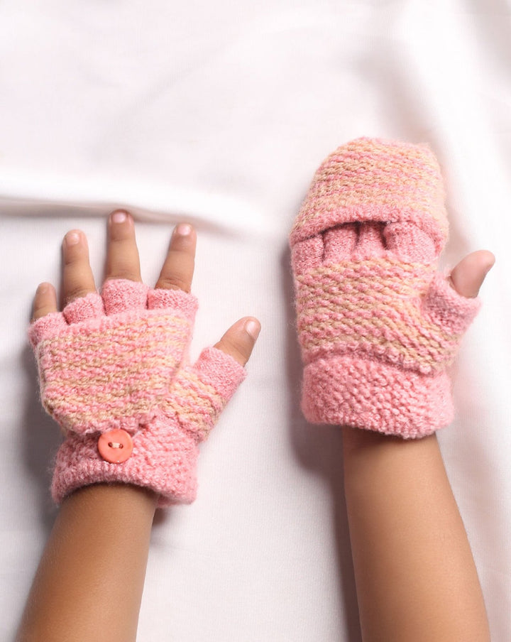 JUNIOR WOOLEN GLOVES - Polkadots - 14140LIC - 223703 - JUNIOR WOOLEN GLOVES