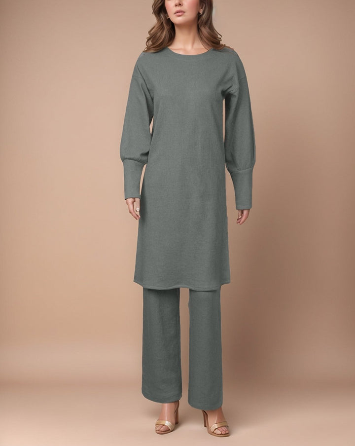 KNITTED CO - ORD SET - Polkadots - 12509PD-235121 - KNITTED CO - ORD SET