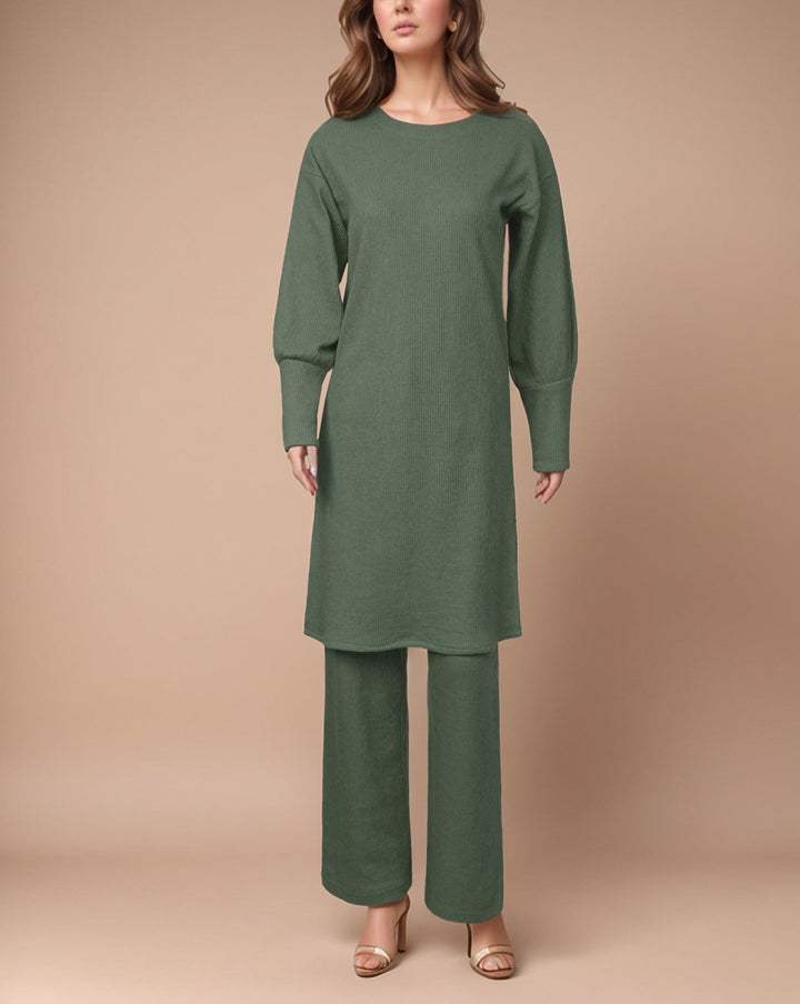 KNITTED CO - ORD SET (MINOR FAULT) - Polkadots - 12509PD-192033 - KNITTED CO - ORD SET (MINOR FAULT)