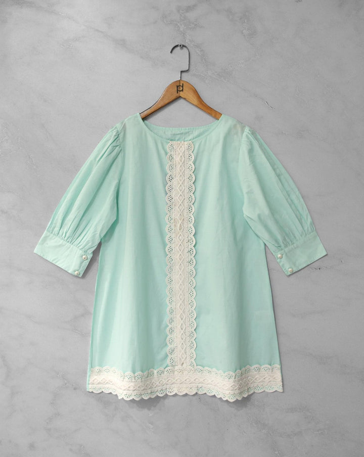  - LACE TOP - Polkadots - 14125HG-223610 - LACE TOP - 