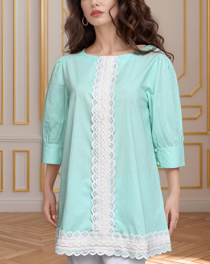  - LACE TOP - Polkadots - 14125HG-223607 - LACE TOP - 