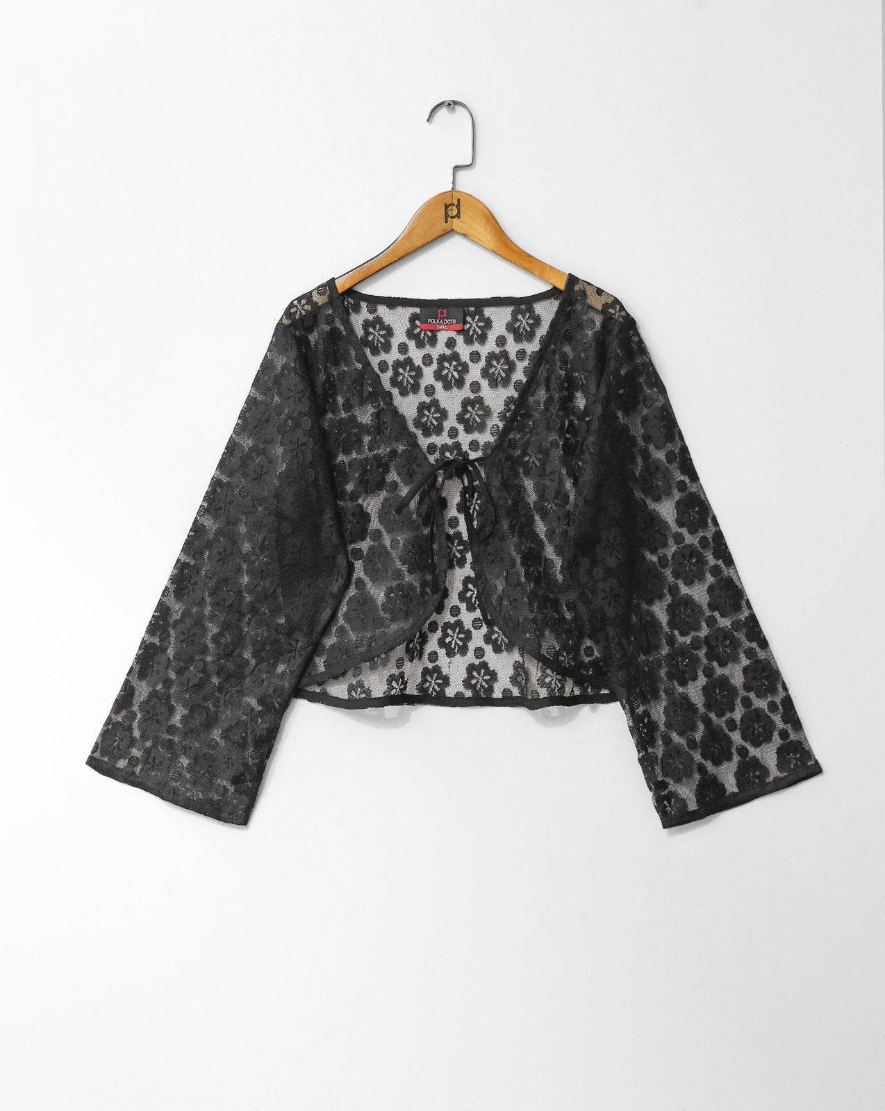 NET BOLERO JACKET Polkadots