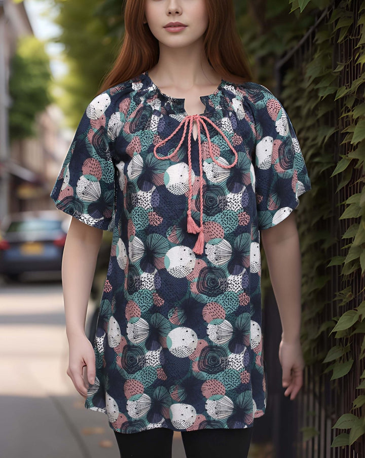  - OFF SHOULDER TOP - Polkadots - 14224AK-224709 - OFF SHOULDER TOP - 