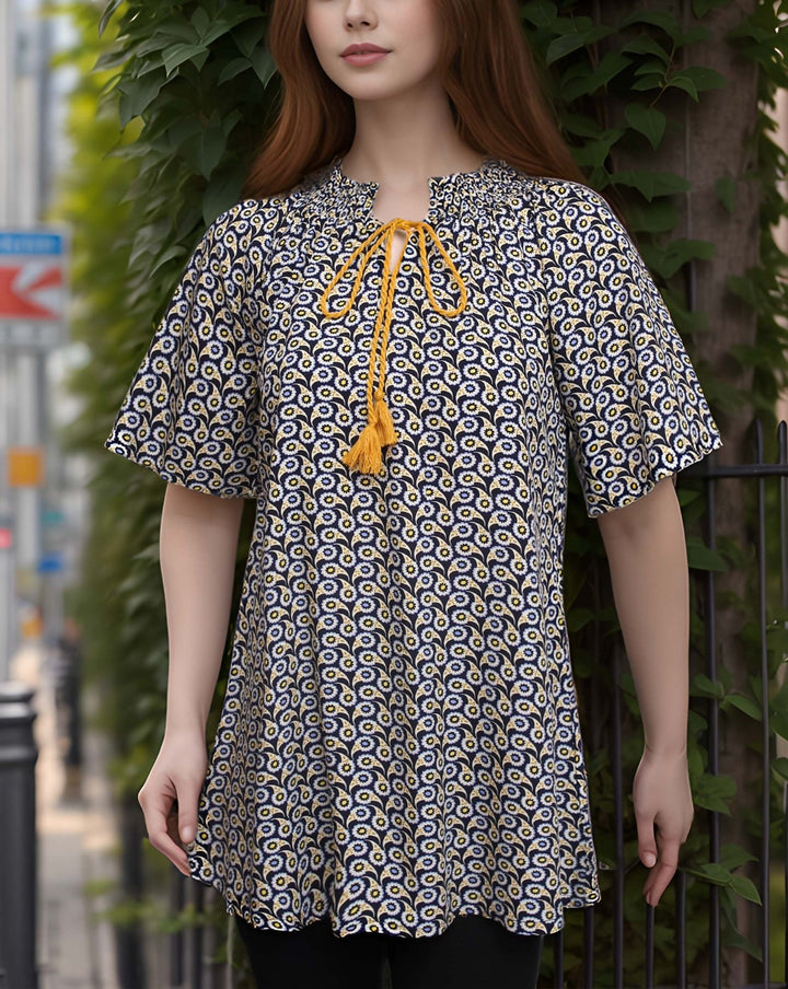  - OFF SHOULDER TOP - Polkadots - 14224AK-224712 - OFF SHOULDER TOP - 