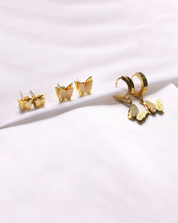  - PACK OF 3 EARINGS - Polkadots - 14478NJ-228923 - PACK OF 3 EARINGS - 