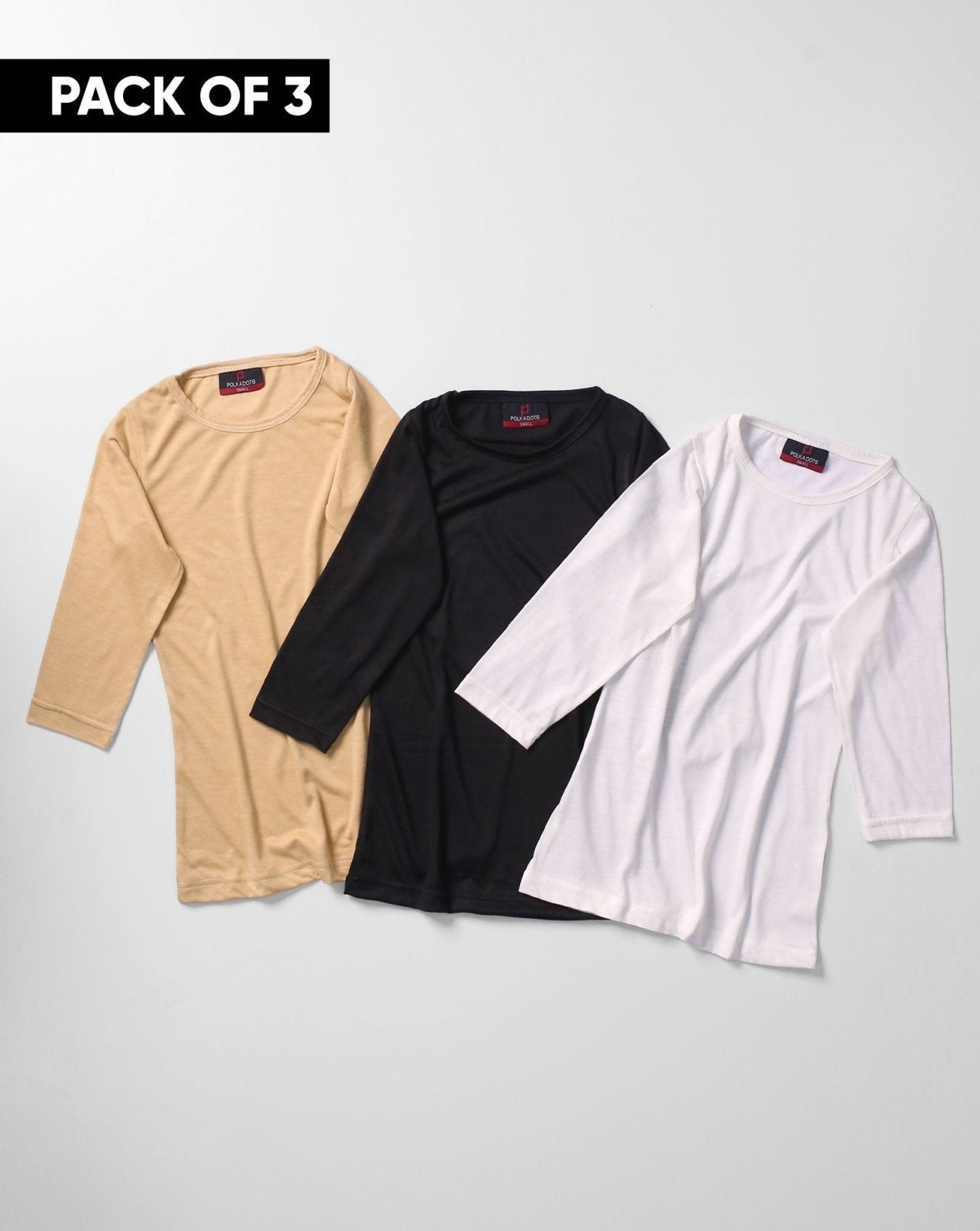 PACK OF 3 INNER - Polkadots