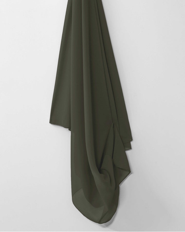 PACK OF 3 PLAIN GEORGETTE STOLE - Polkadots -  - PACK OF 3 PLAIN GEORGETTE STOLE