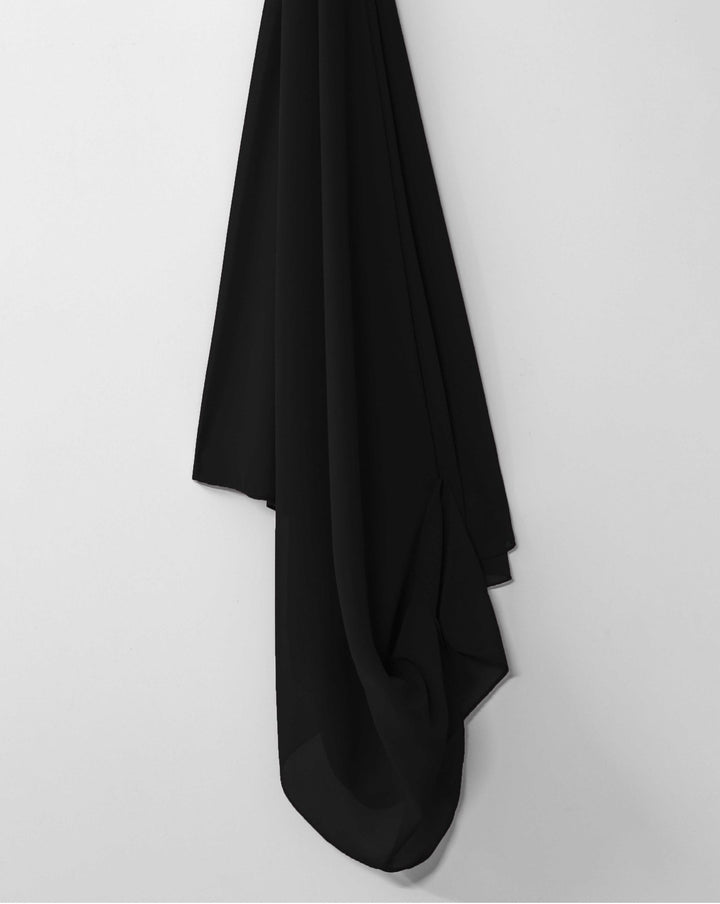 PACK OF 3 PLAIN GEORGETTE STOLE - Polkadots -  - PACK OF 3 PLAIN GEORGETTE STOLE