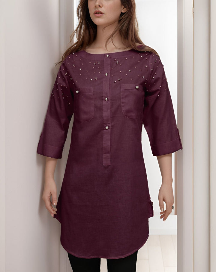 PEARL TOP - Polkadots - 11329PD - 200717 - PEARL TOP