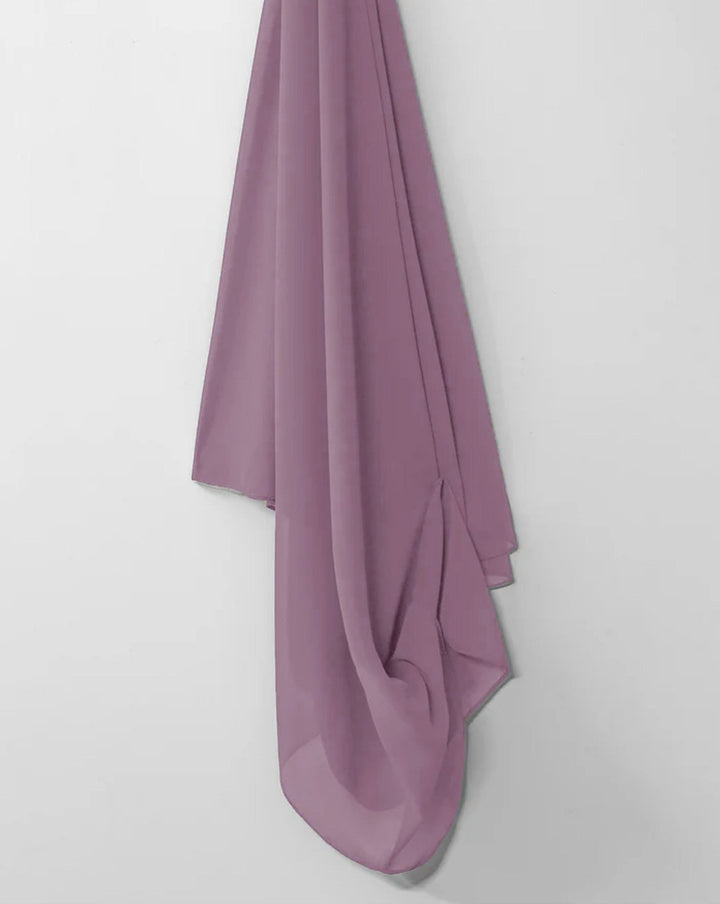 PLAIN GEORGETTE STOLE - Polkadots - 11187HS-236730 - PLAIN GEORGETTE STOLE