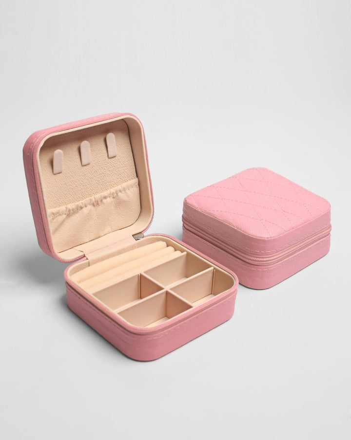 PORTABLE JEWELRY BOX - Polkadots - 13504NJ3Print14-235975 - PORTABLE JEWELRY BOX