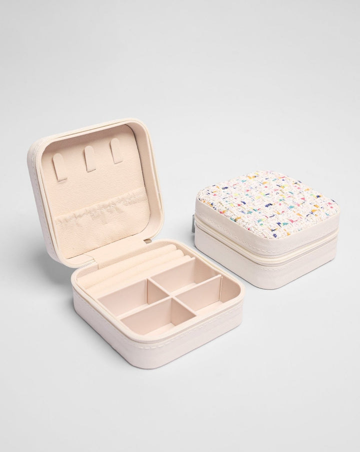 PORTABLE JEWELRY BOX - Polkadots - 13504NJ3Print15-235979 - PORTABLE JEWELRY BOX