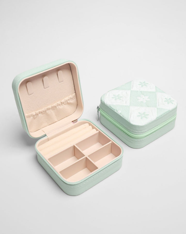 PORTABLE JEWELRY BOX - Polkadots - 13504NJ3Print9-235958 - PORTABLE JEWELRY BOX