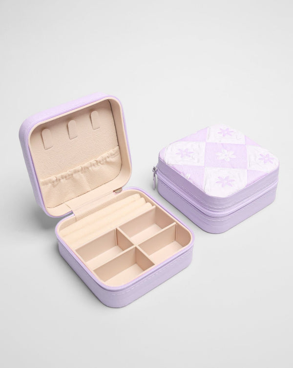 PORTABLE JEWELRY BOX - Polkadots - 13504NJ3Print9-235957 - PORTABLE JEWELRY BOX