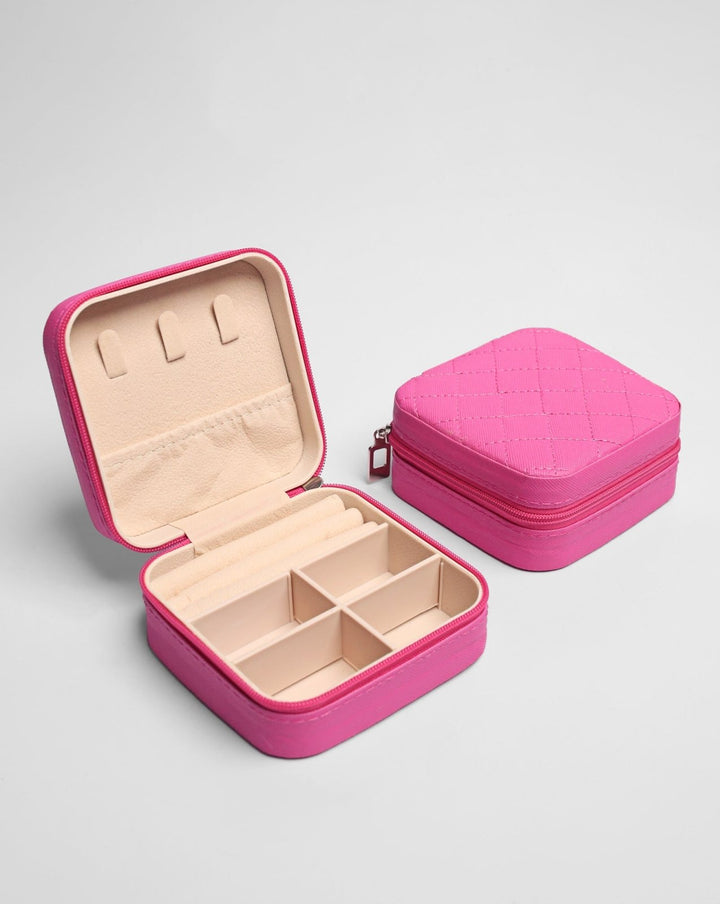 PORTABLE JEWELRY BOX - Polkadots - 13504NJ3Print3-235740 - PORTABLE JEWELRY BOX