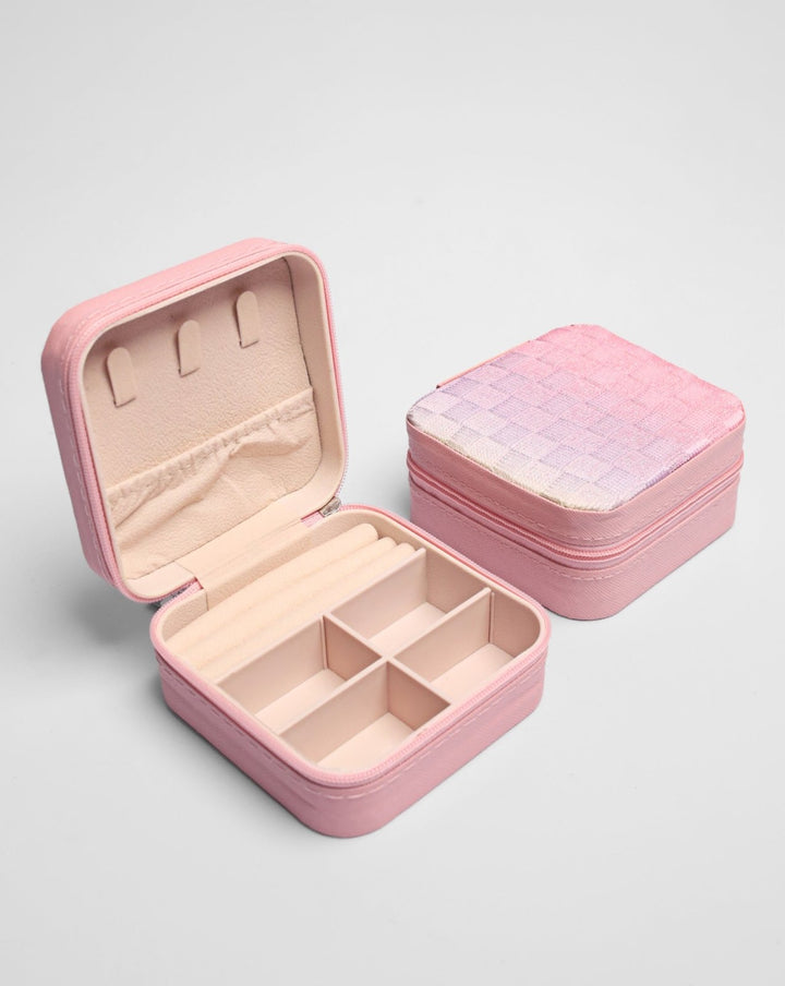 PORTABLE JEWELRY BOX - Polkadots - 13504NJ3Print10-235960 - PORTABLE JEWELRY BOX