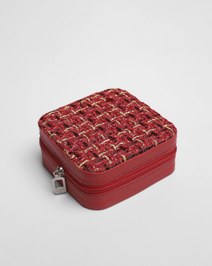 PORTABLE JEWELRY BOX - Polkadots - 13504NJ3Print12-235968 - PORTABLE JEWELRY BOX