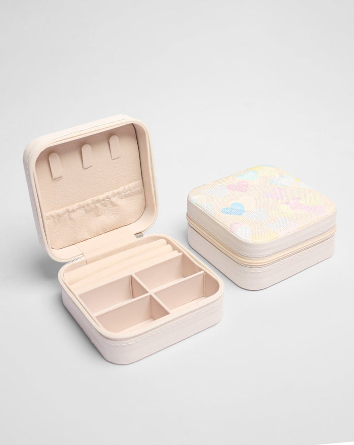 PORTABLE JEWELRY BOX - Polkadots - 13504NJ3Print1-235735 - PORTABLE JEWELRY BOX