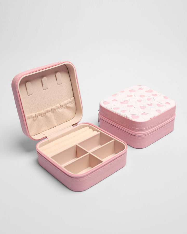 PORTABLE JEWELRY BOX - Polkadots - 13504NJ3Print5-235945 - PORTABLE JEWELRY BOX