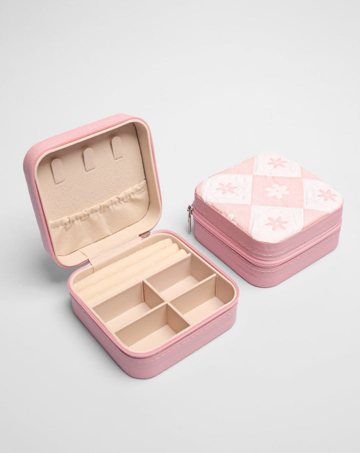 PORTABLE JEWELRY BOX - Polkadots - 13504NJ3Print9-235956 - PORTABLE JEWELRY BOX