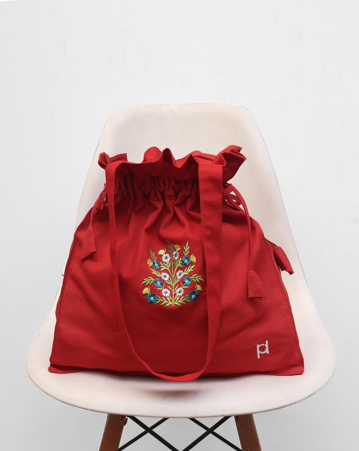 POTLI BAG (MINOR FAULT) - Polkadots - 12860RF - 224189 - POTLI BAG (MINOR FAULT)