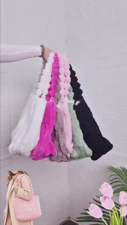 FUR TOTE BAG