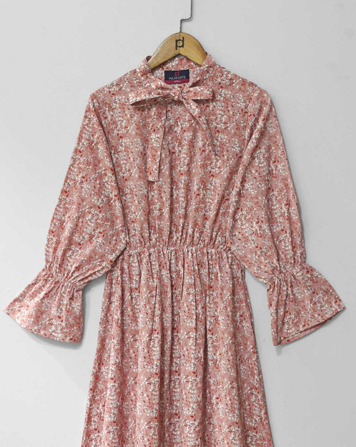 PRINTED FROCK - Polkadots - 11765HG8-215949 - PRINTED FROCK