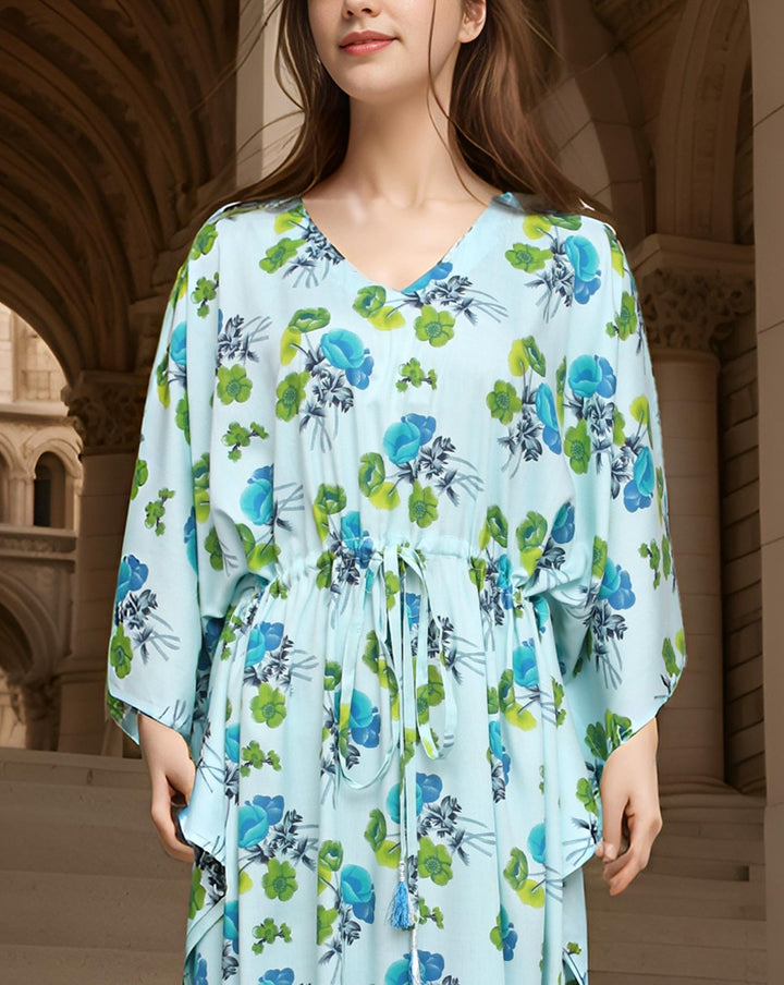  - PRINTED KAFTAN - Polkadots - 14324AI-226139 - PRINTED KAFTAN - 