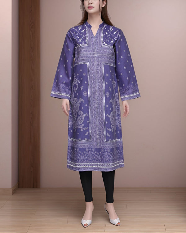 PRINTED KURTI - Polkadots - 14413PD - 227759 - PRINTED KURTI