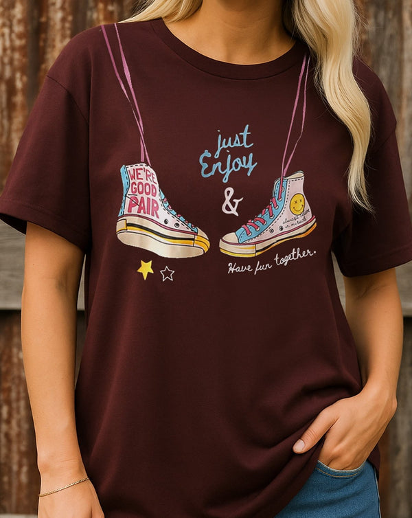  - PRINTED LONG T SHIRT - Polkadots - 10943PD-057777 - PRINTED LONG T SHIRT - 