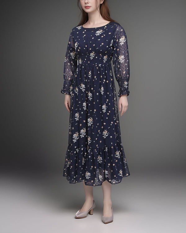 PRINTED MAXI - Polkadots - 12202PG9 - 223118 - PRINTED MAXI