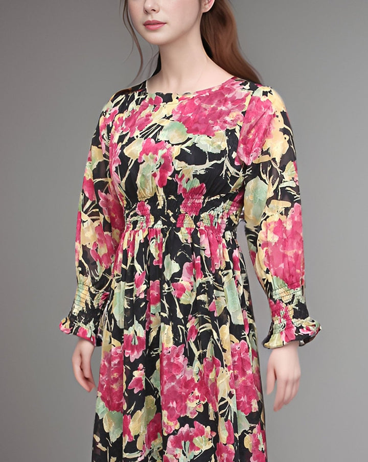 PRINTED MAXI - Polkadots - 12202PG9 - 223115 - PRINTED MAXI