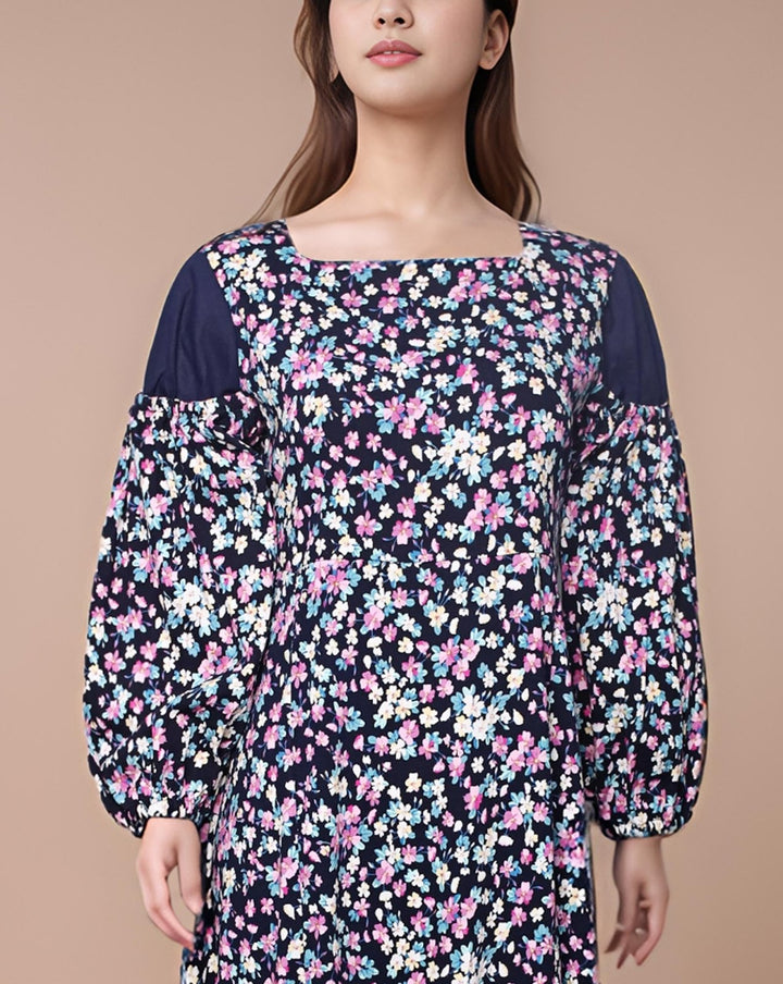 PRINTED MAXI - Polkadots - 13887AY - 220409 - PRINTED MAXI
