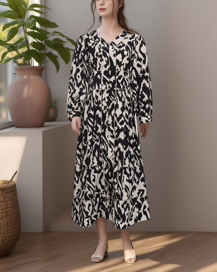 PRINTED MAXI - Polkadots - 14338AY - 226290 - PRINTED MAXI
