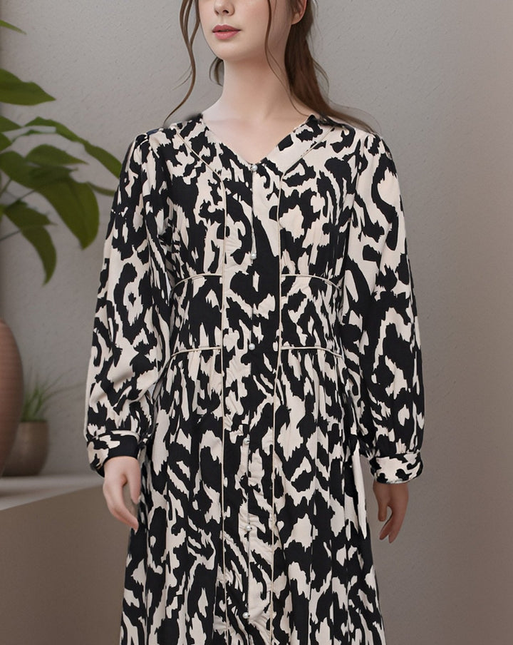 PRINTED MAXI - Polkadots - 14338AY - 226290 - PRINTED MAXI