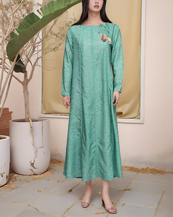 PRINTED MAXI - Polkadots - 14615MN-231205 - PRINTED MAXI